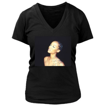 Tyra Banks Women's Deep V-Neck TShirt