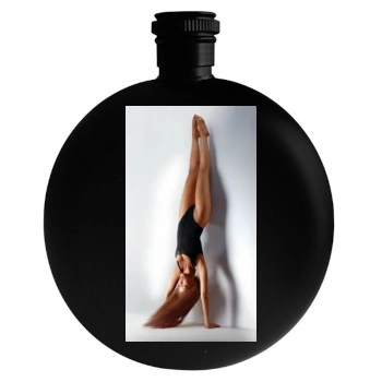 Tyra Banks Round Flask