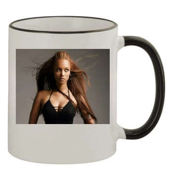 Tyra Banks 11oz Colored Rim & Handle Mug