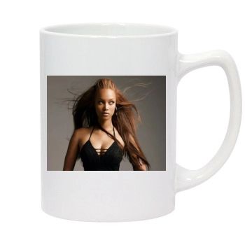 Tyra Banks 14oz White Statesman Mug