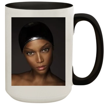 Tyra Banks 15oz Colored Inner & Handle Mug