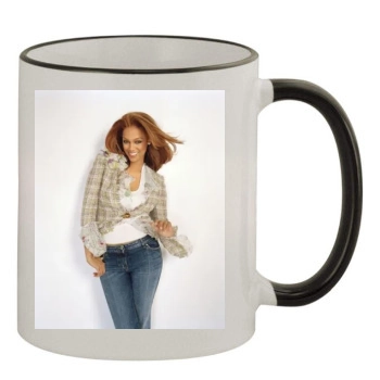 Tyra Banks 11oz Colored Rim & Handle Mug