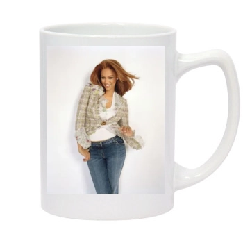 Tyra Banks 14oz White Statesman Mug