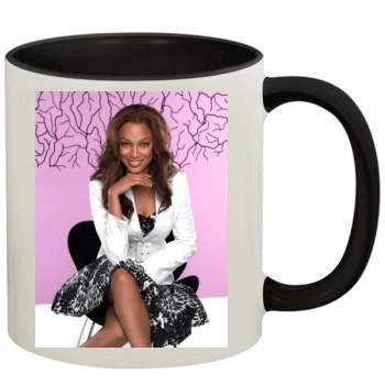 Tyra Banks 11oz Colored Inner & Handle Mug