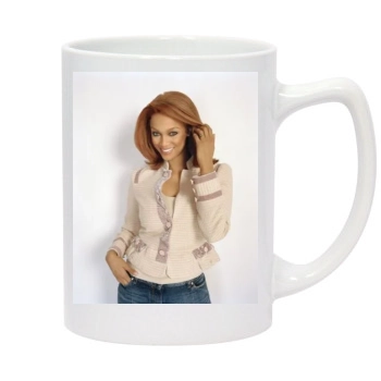 Tyra Banks 14oz White Statesman Mug