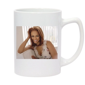 Tyra Banks 14oz White Statesman Mug