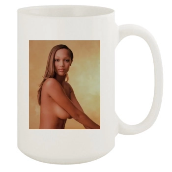 Tyra Banks 15oz White Mug