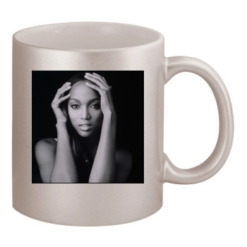 Tyra Banks 11oz Metallic Silver Mug