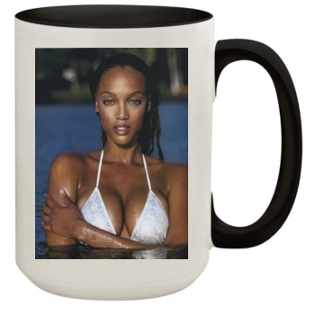 Tyra Banks 15oz Colored Inner & Handle Mug