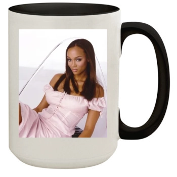 Tyra Banks 15oz Colored Inner & Handle Mug