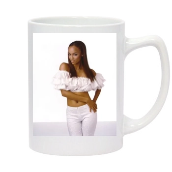 Tyra Banks 14oz White Statesman Mug