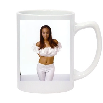 Tyra Banks 14oz White Statesman Mug