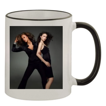 Tyra Banks 11oz Colored Rim & Handle Mug