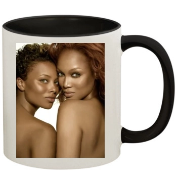 Tyra Banks 11oz Colored Inner & Handle Mug