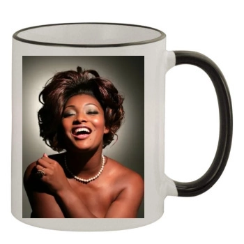 Toccara Jones 11oz Colored Rim & Handle Mug