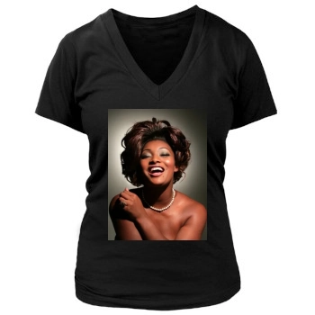 Toccara Jones Women's Deep V-Neck TShirt