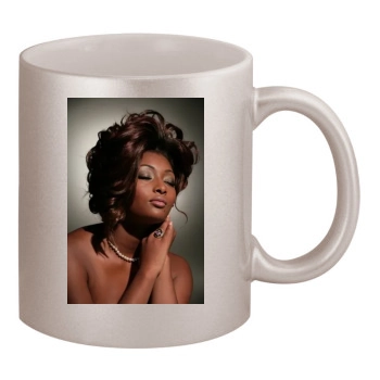 Toccara Jones 11oz Metallic Silver Mug