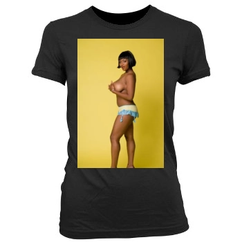 Toccara Jones Women's Junior Cut Crewneck T-Shirt