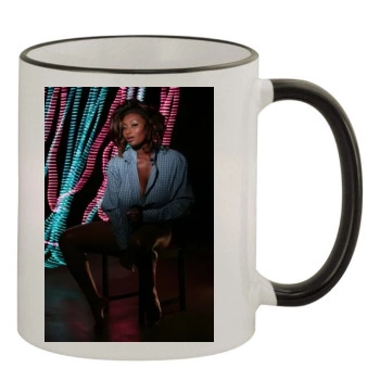 Toccara Jones 11oz Colored Rim & Handle Mug