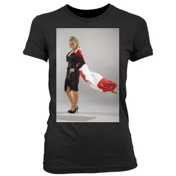 Trish Stratus Women's Junior Cut Crewneck T-Shirt