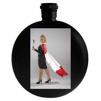 Trish Stratus Round Flask