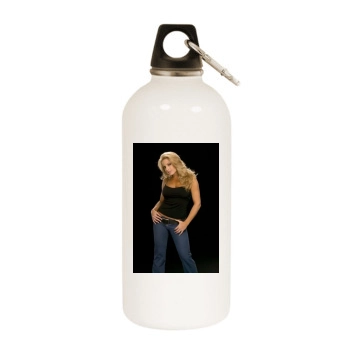 Trish Stratus White Water Bottle With Carabiner