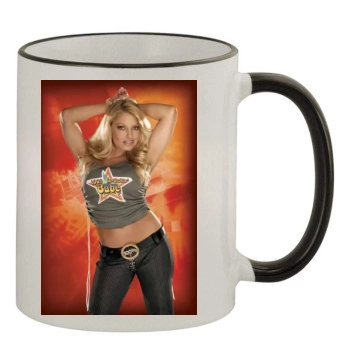 Trish Stratus 11oz Colored Rim & Handle Mug