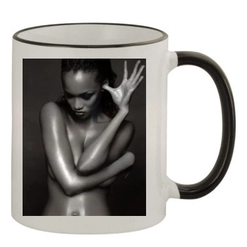 Tyra Banks 11oz Colored Rim & Handle Mug