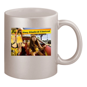 Mary Elizabeth Winstead 11oz Metallic Silver Mug