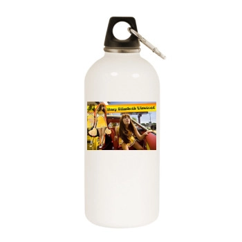 Mary Elizabeth Winstead White Water Bottle With Carabiner