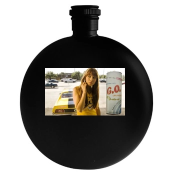 Mary Elizabeth Winstead Round Flask