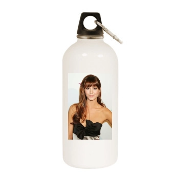 Mary Elizabeth Winstead White Water Bottle With Carabiner