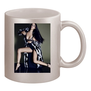 Adriana Lima 11oz Metallic Silver Mug