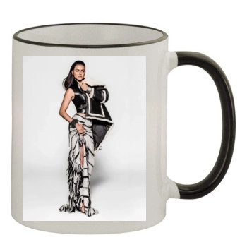 Adriana Lima 11oz Colored Rim & Handle Mug