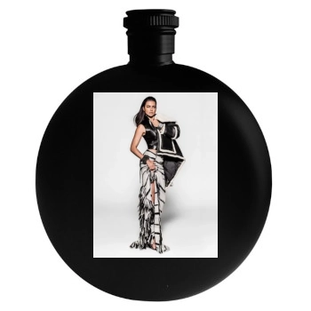 Adriana Lima Round Flask