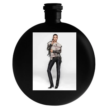 Adriana Lima Round Flask