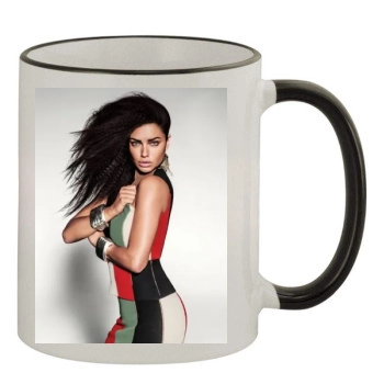 Adriana Lima 11oz Colored Rim & Handle Mug