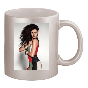 Adriana Lima 11oz Metallic Silver Mug