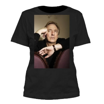 Alan Rickman Women's Cut T-Shirt