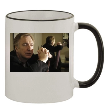 Alan Rickman 11oz Colored Rim & Handle Mug