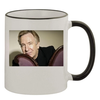 Alan Rickman 11oz Colored Rim & Handle Mug