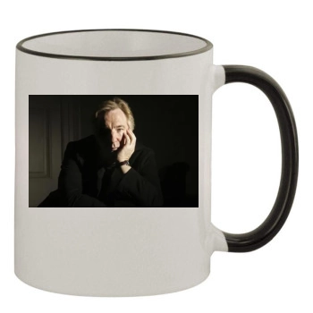 Alan Rickman 11oz Colored Rim & Handle Mug