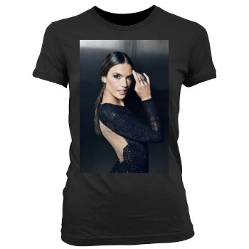 Alessandra Ambrosio Women's Junior Cut Crewneck T-Shirt