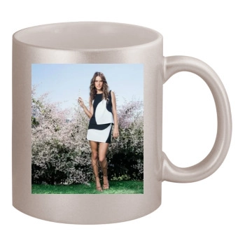 Alessandra Ambrosio 11oz Metallic Silver Mug