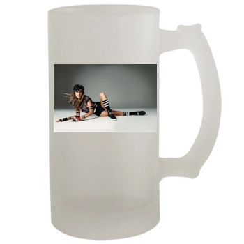 Alessandra Ambrosio 16oz Frosted Beer Stein