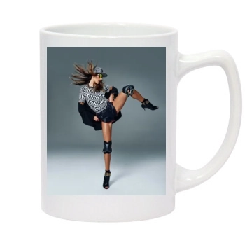 Alessandra Ambrosio 14oz White Statesman Mug