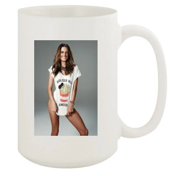 Alessandra Ambrosio 15oz White Mug