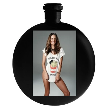 Alessandra Ambrosio Round Flask