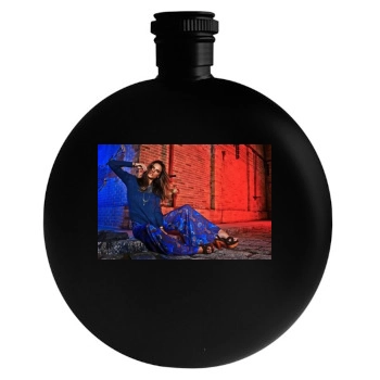 Alessandra Ambrosio Round Flask