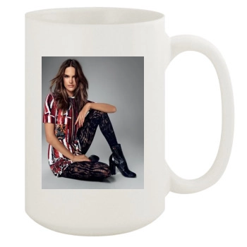 Alessandra Ambrosio 15oz White Mug